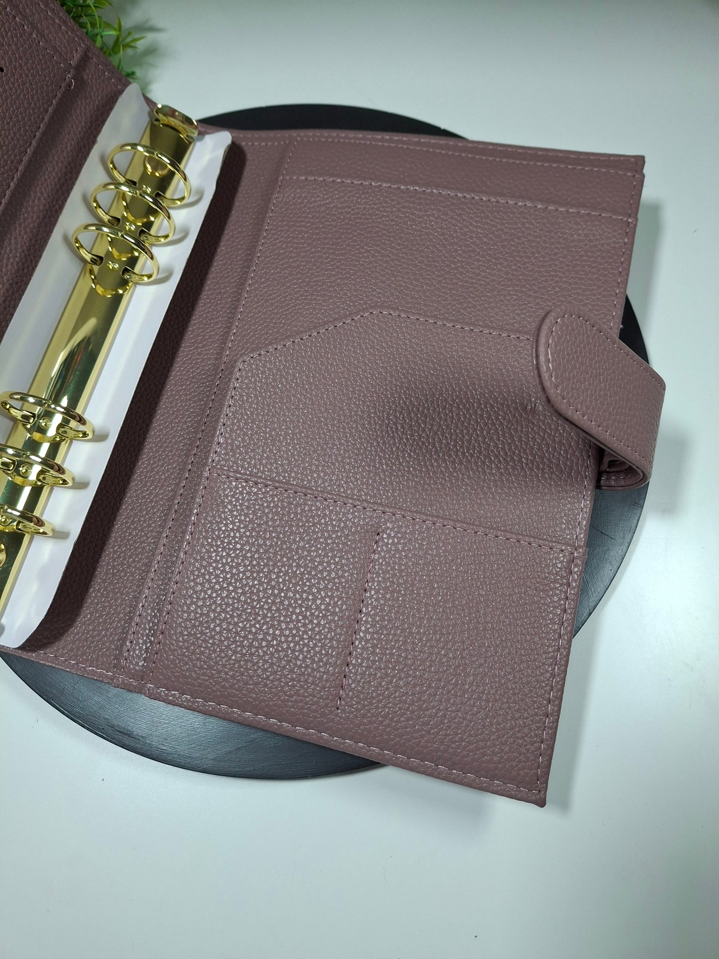 A5 Pebble binder - gold rings - black rings - various colours