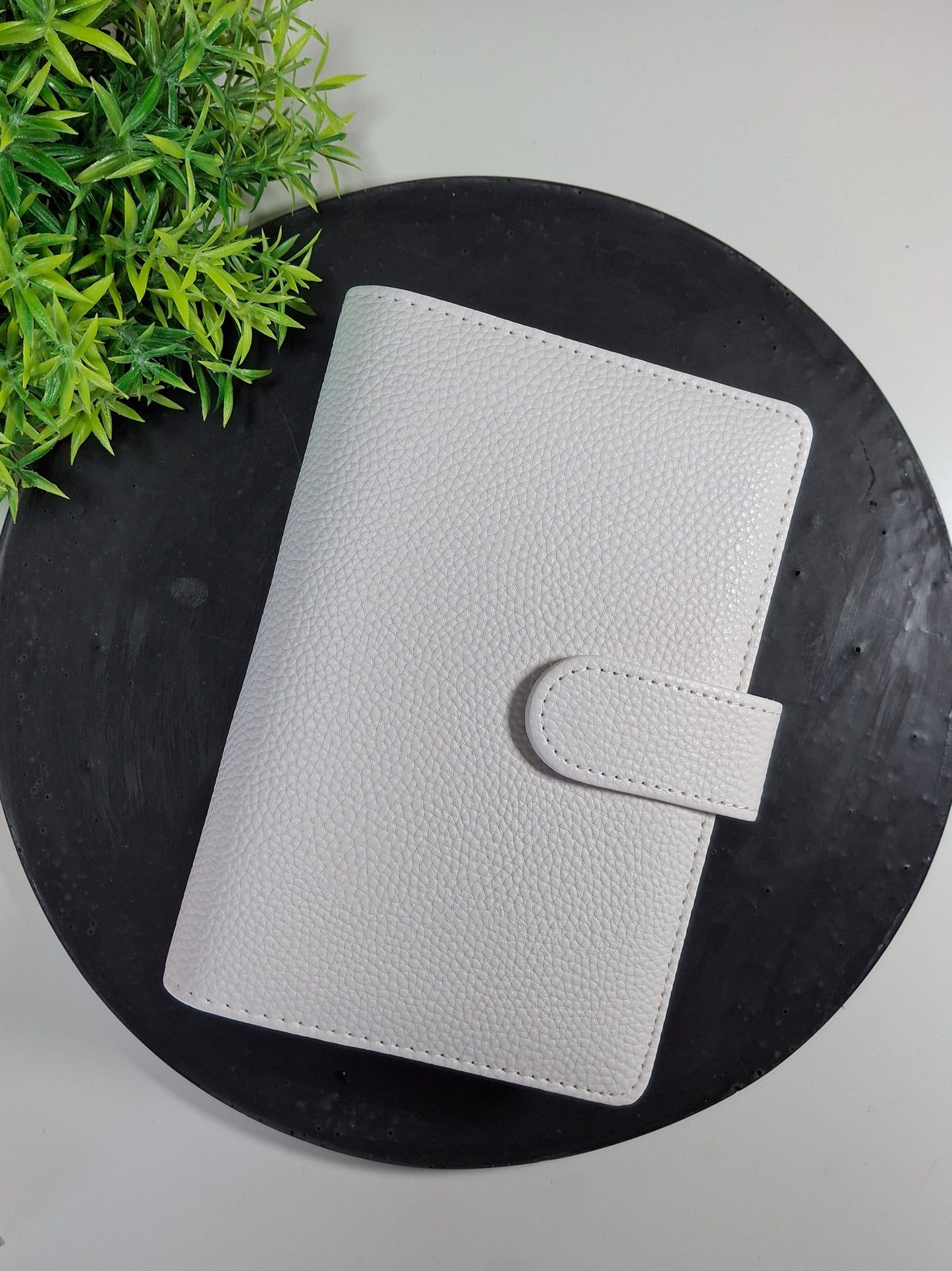 A6 pebble binder - gold rings - various colours