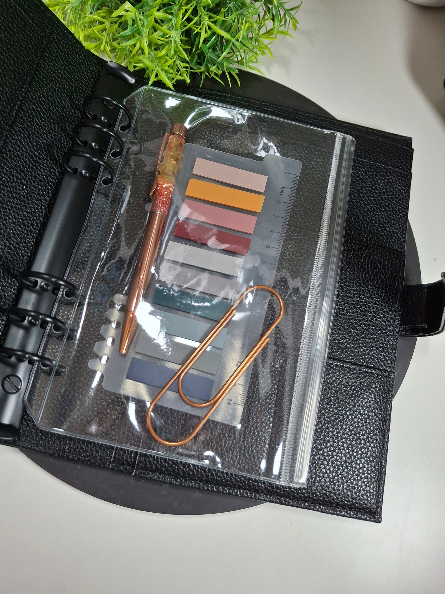 A5 clear zipless envelope