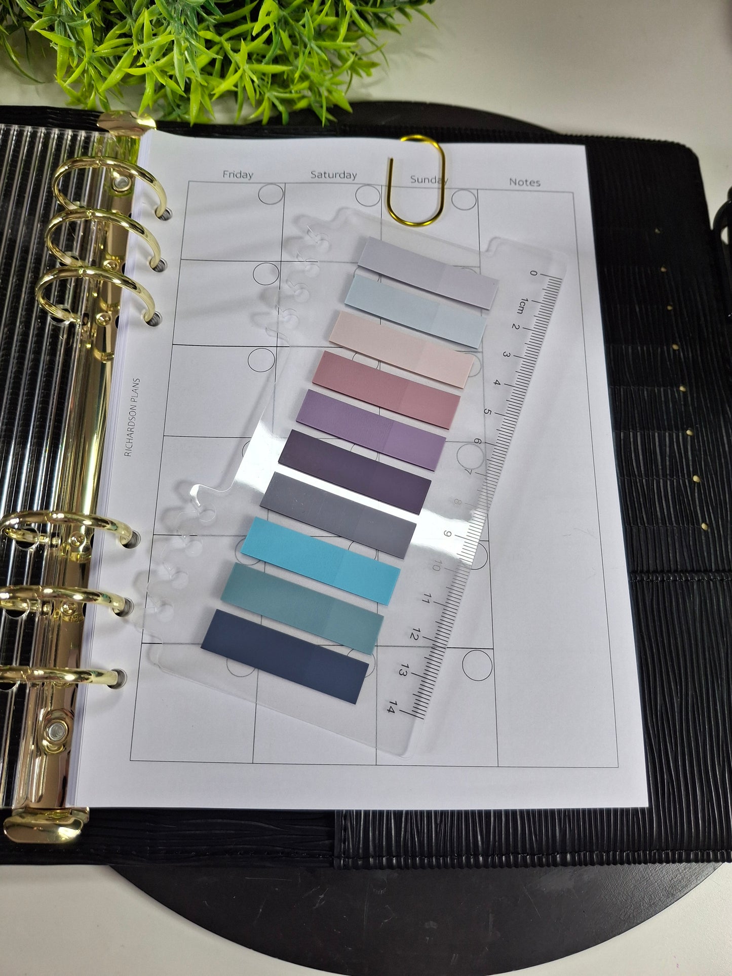 Translucent note tabs
