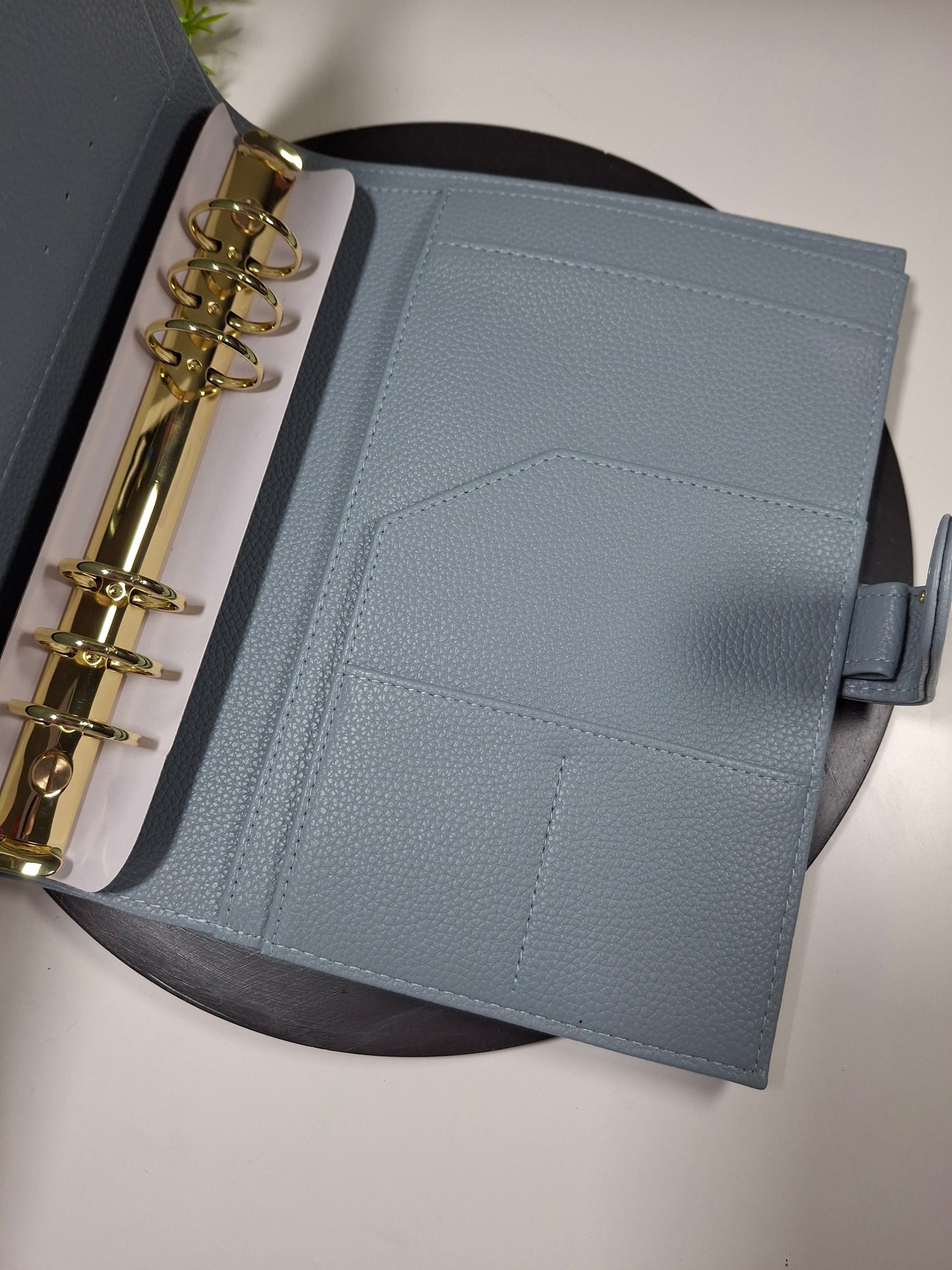 A5 Pebble binder - gold rings - black rings - various colours