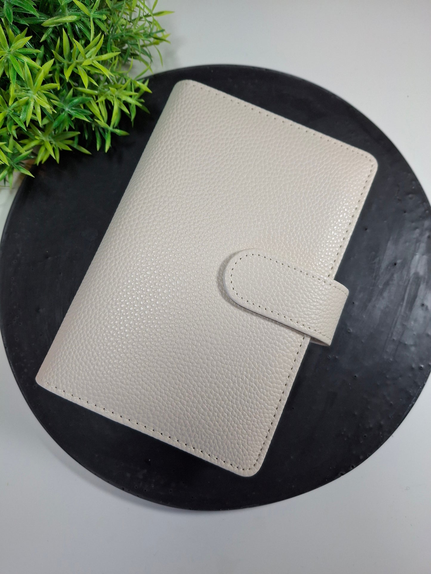 A6 pebble binder - gold rings - various colours