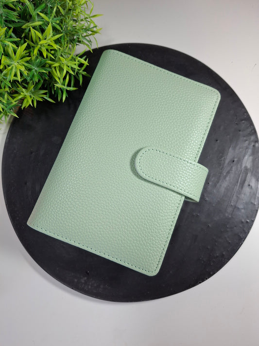 A6 pebble binder - gold rings - various colours