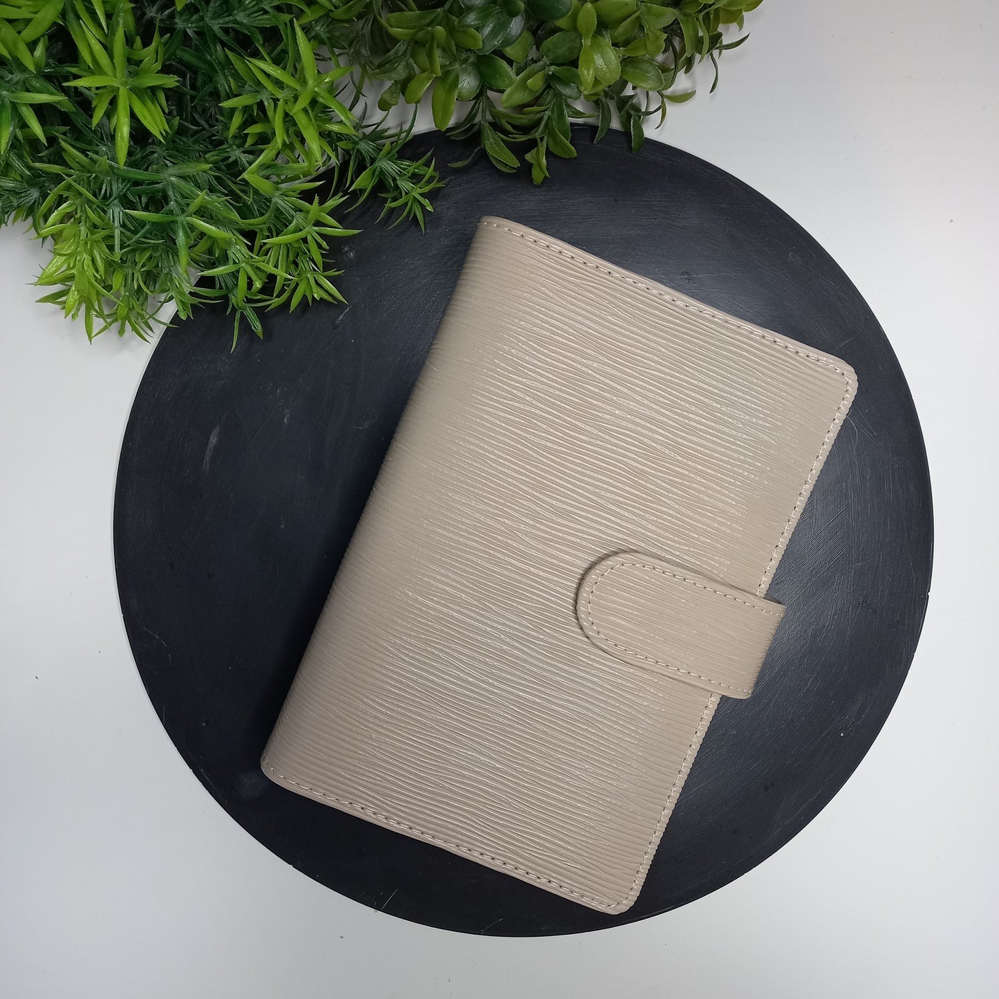 A6 Ripple Binder - gold rings - various colours