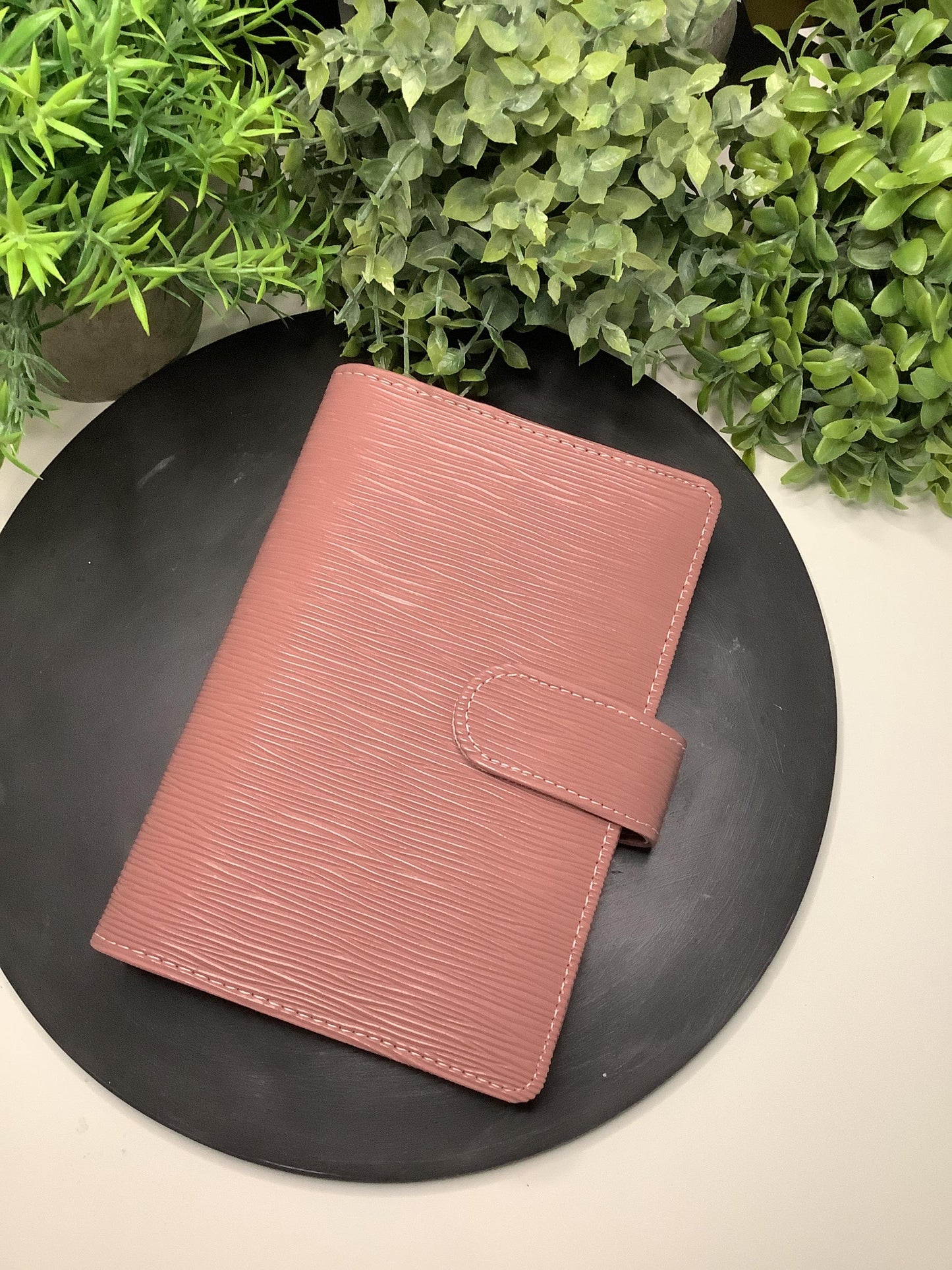 A6 Ripple Binder - gold rings - various colours