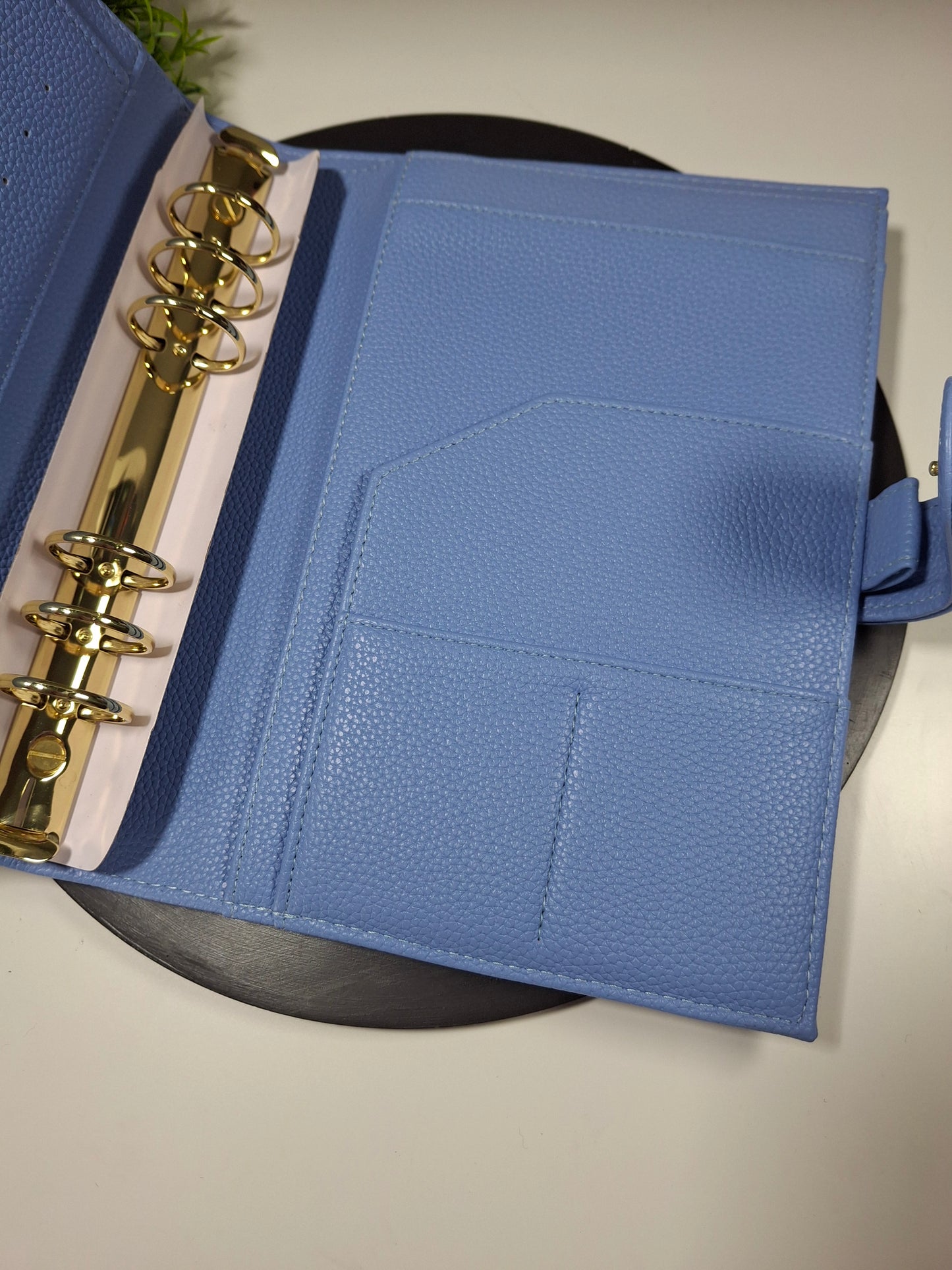 A5 Pebble binder - gold rings - black rings - various colours
