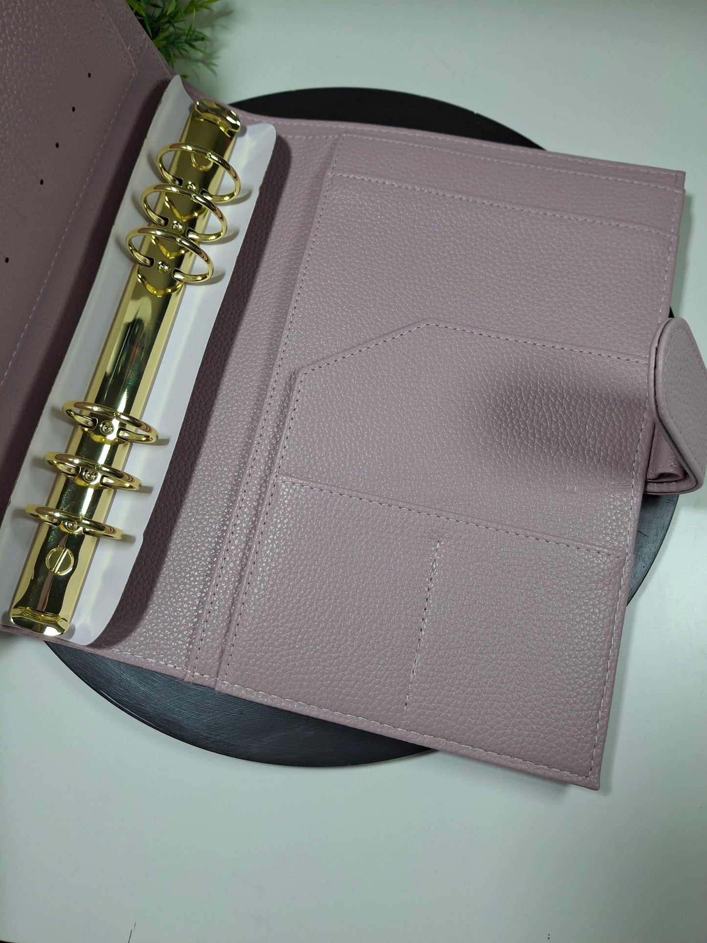 A5 Pebble binder - gold rings - black rings - various colours