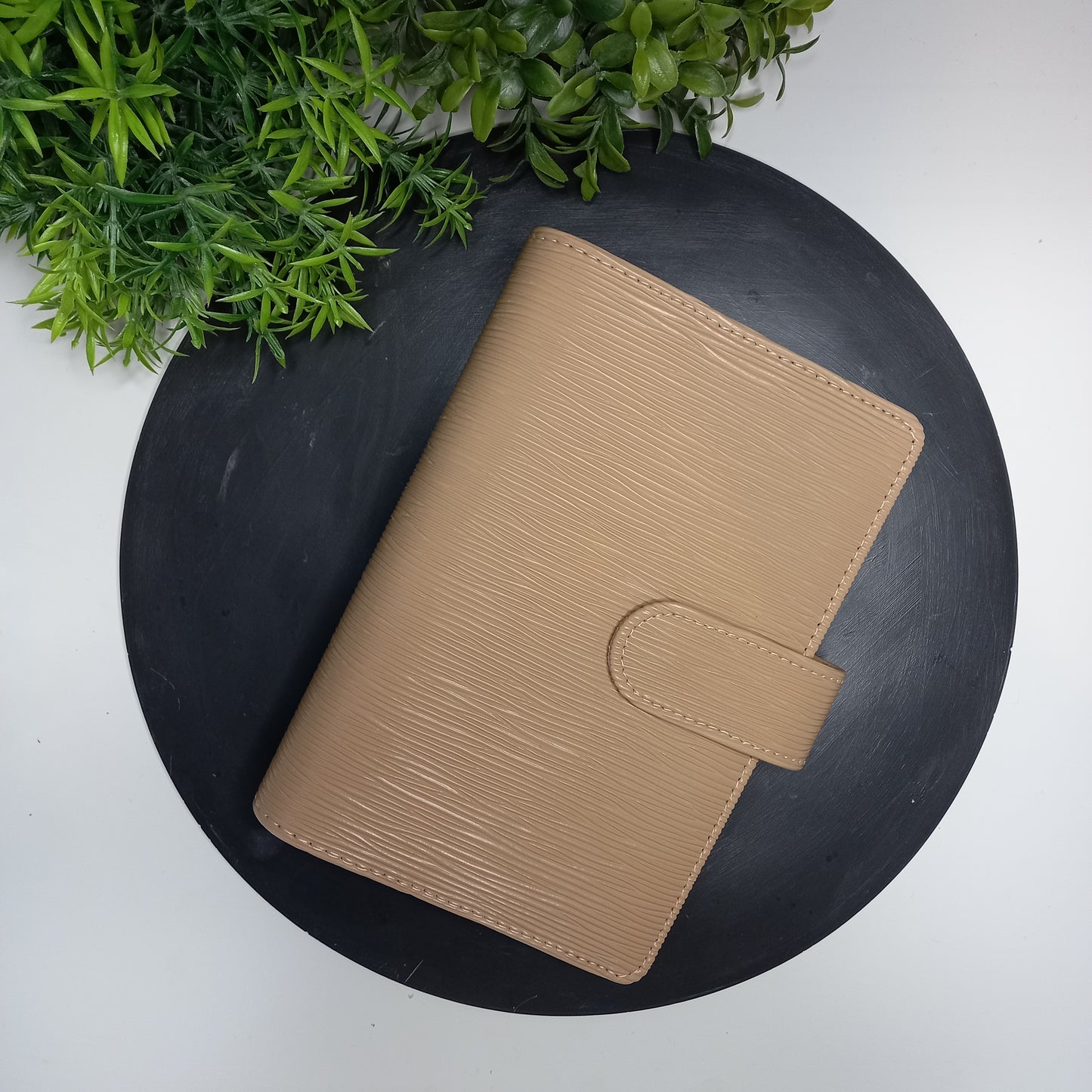 A6 Ripple Binder - gold rings - various colours