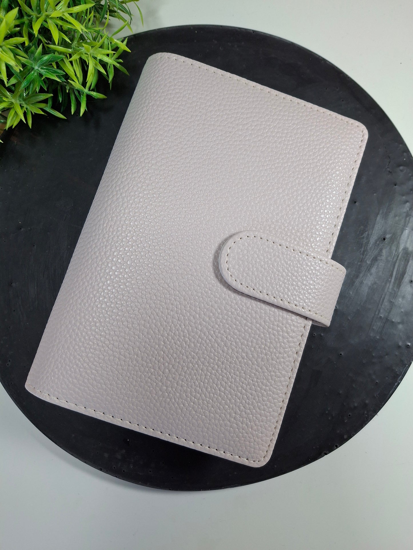 A6 pebble binder - gold rings - various colours