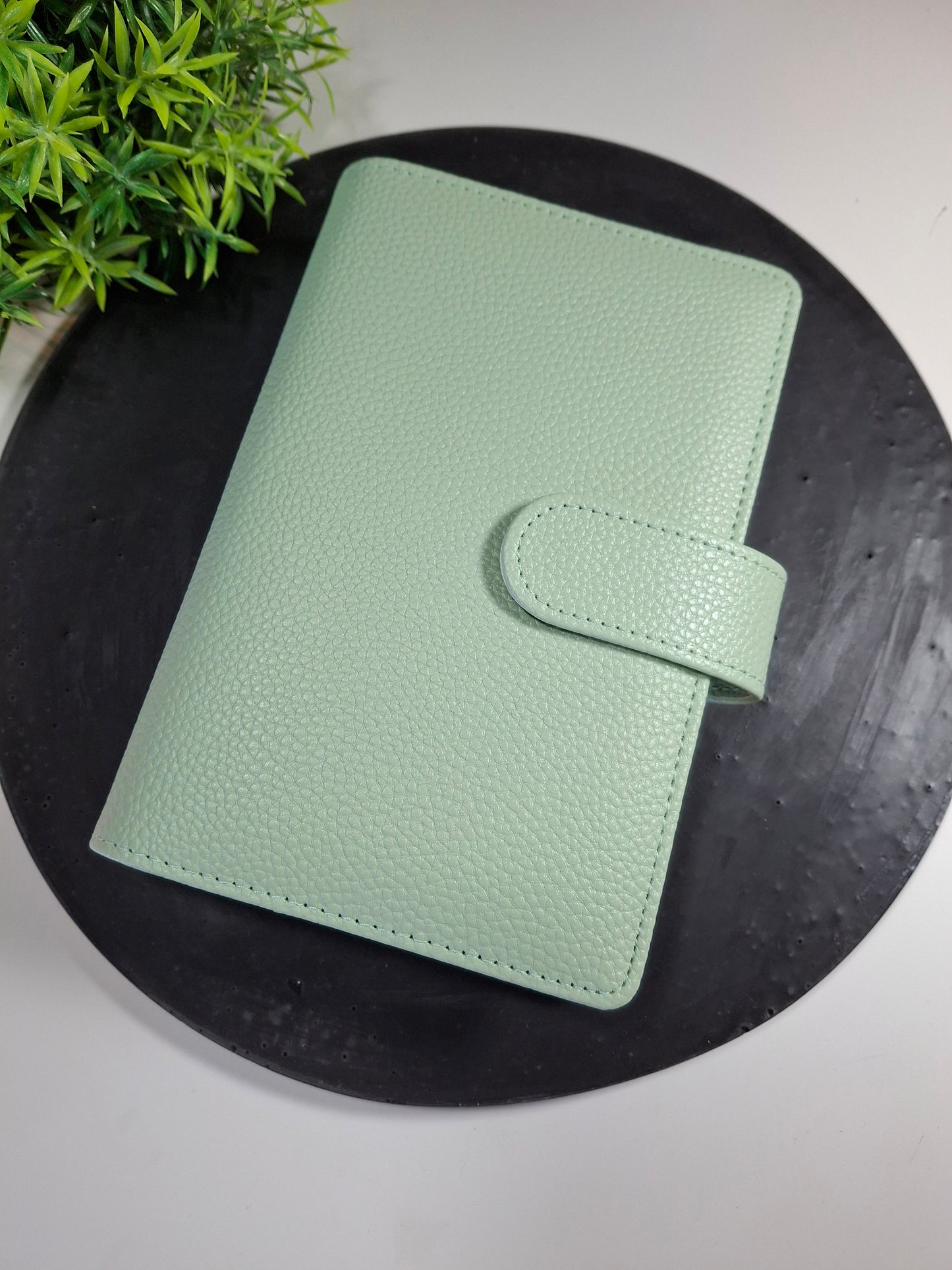 A6 pebble binder - gold rings - various colours
