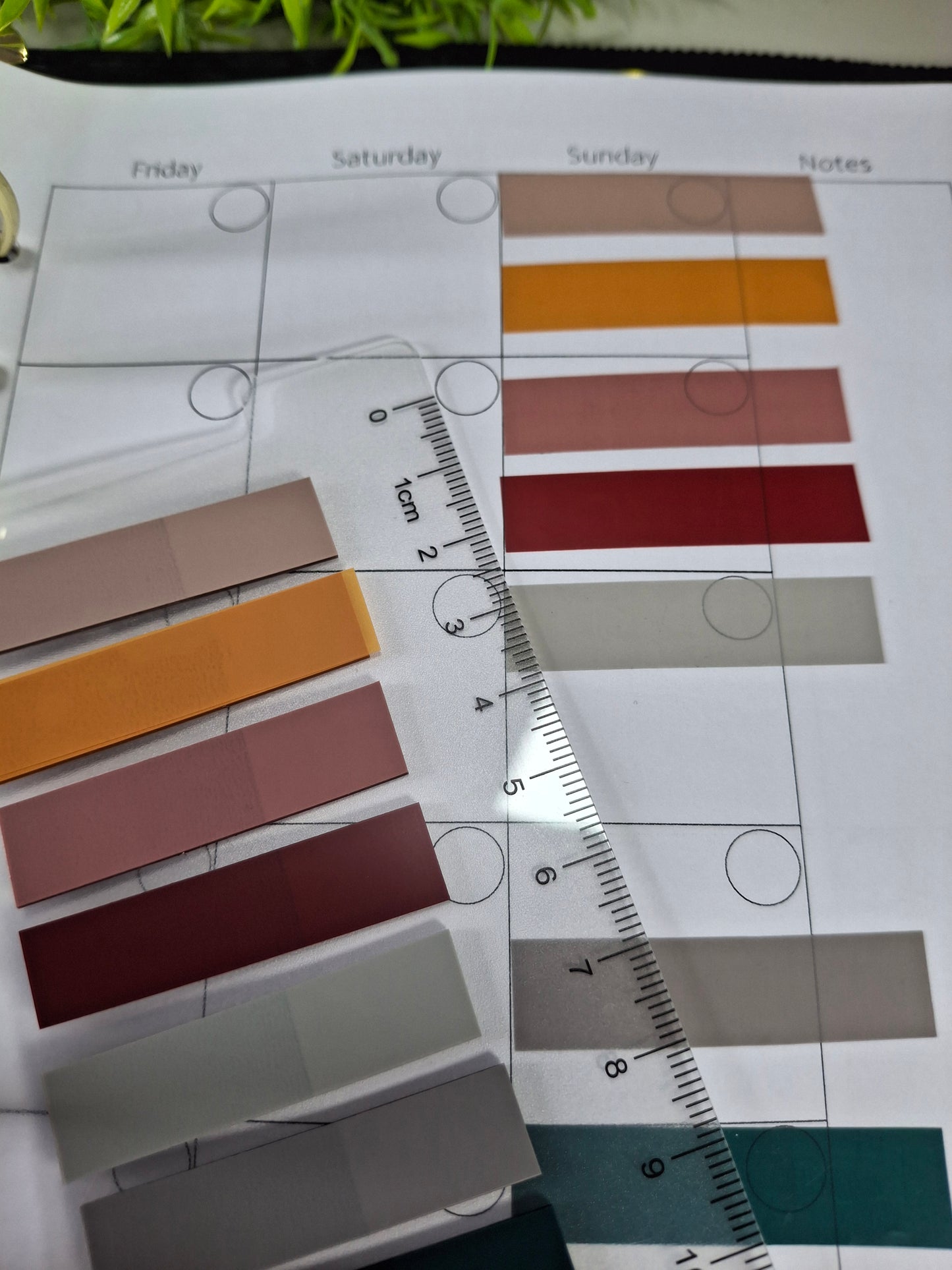 Translucent note tabs