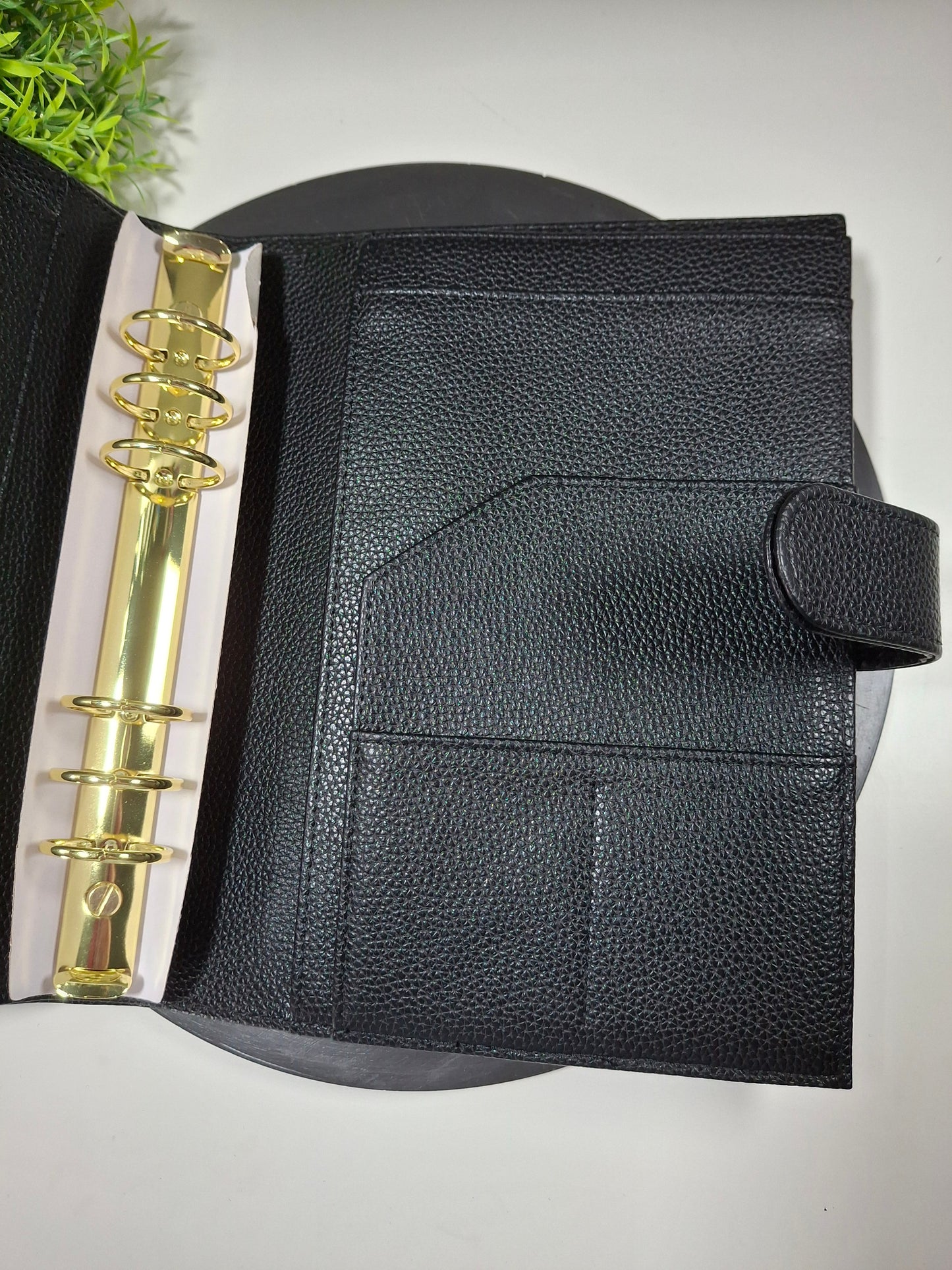 A5 Pebble binder - gold rings - black rings - various colours