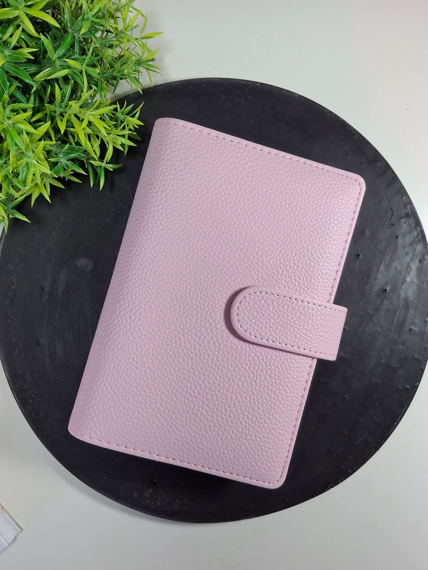 A6 pebble binder - gold rings - various colours