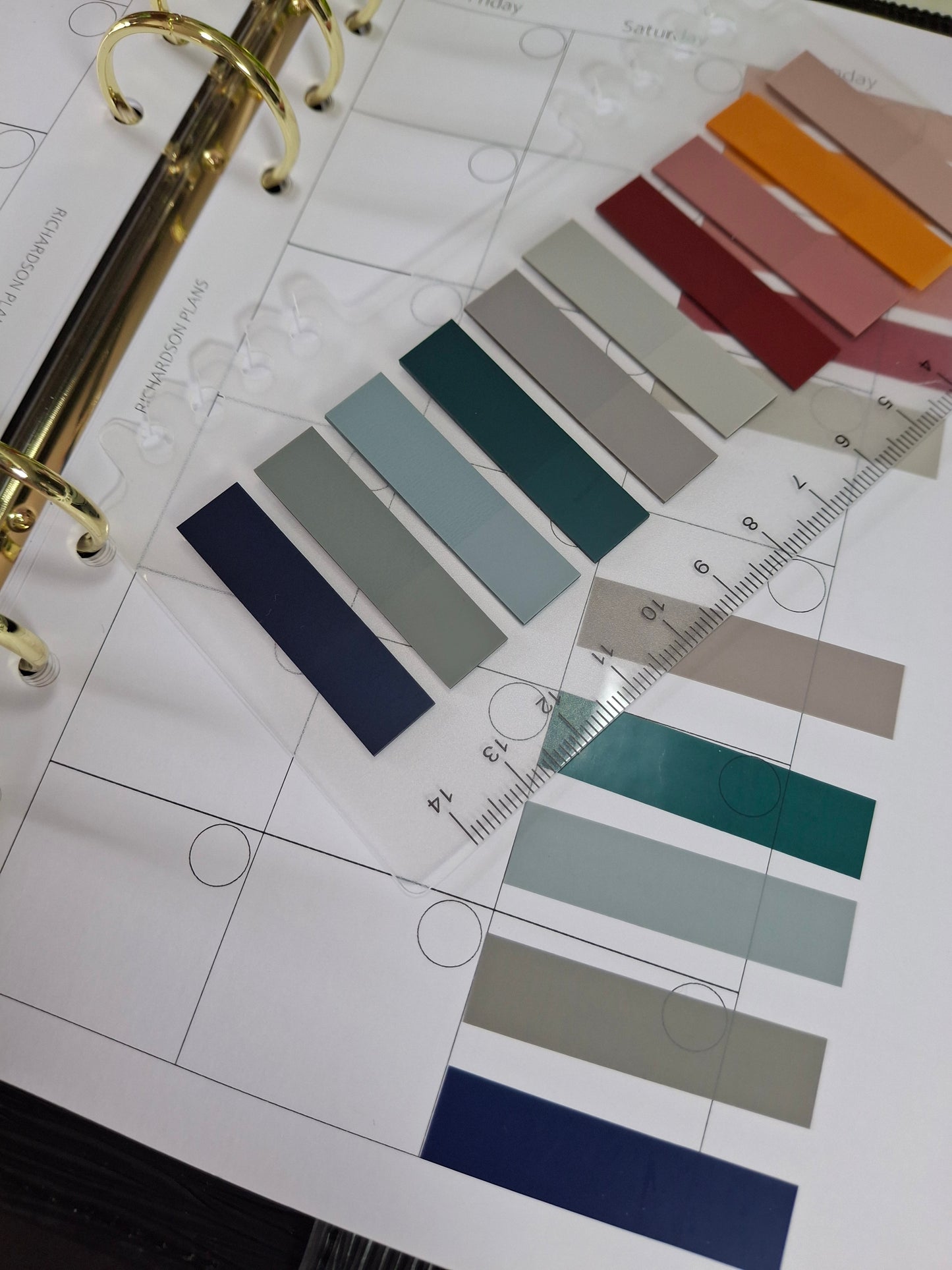 Translucent note tabs