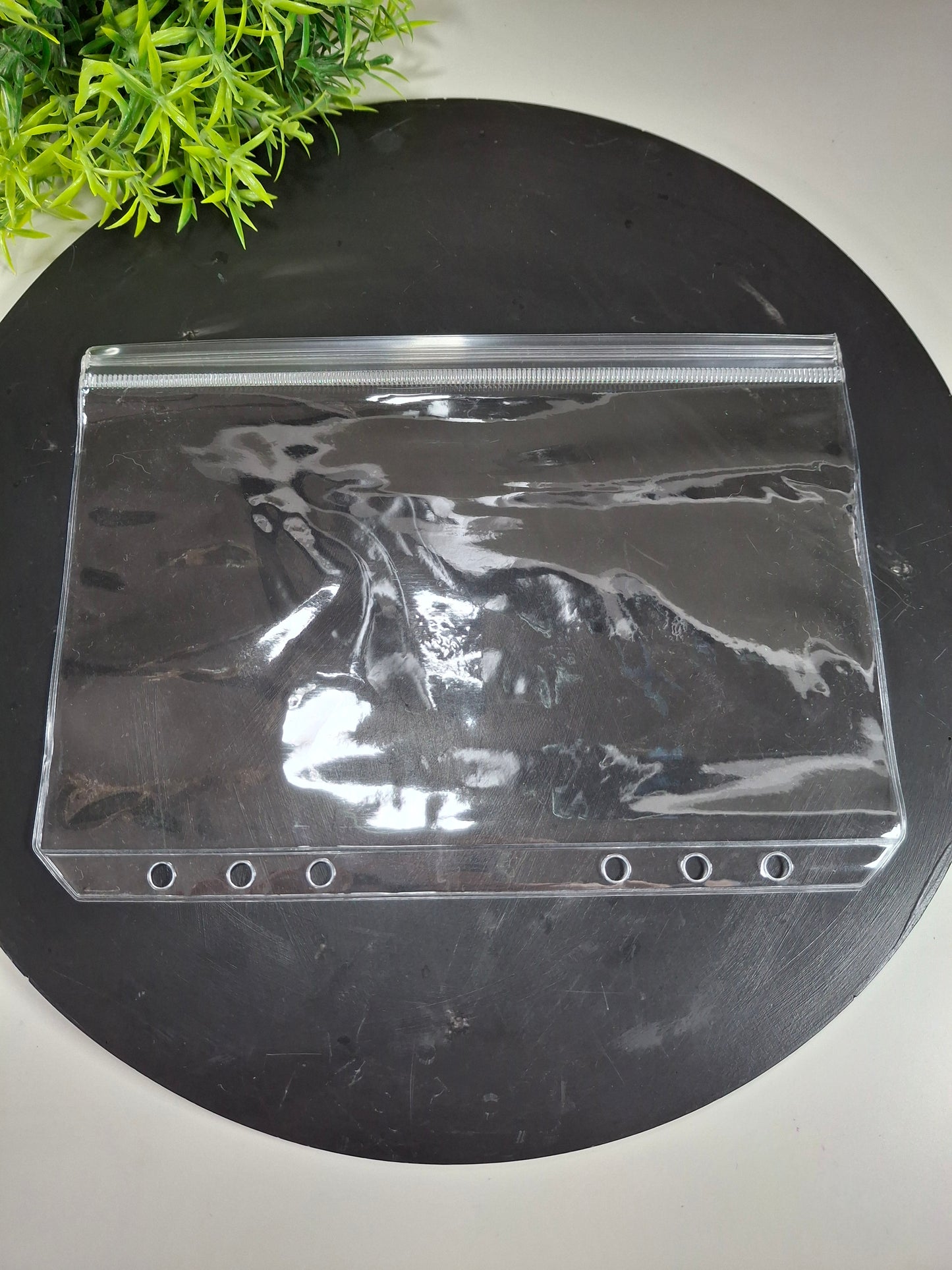 A5 clear zipless envelope