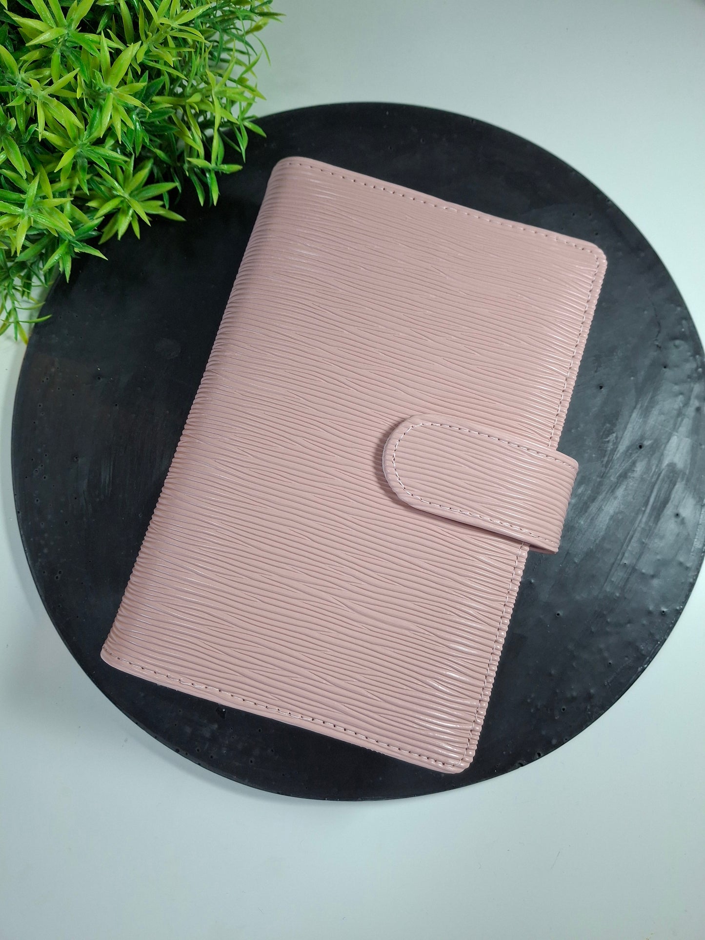 A6 Ripple Binder - gold rings - various colours
