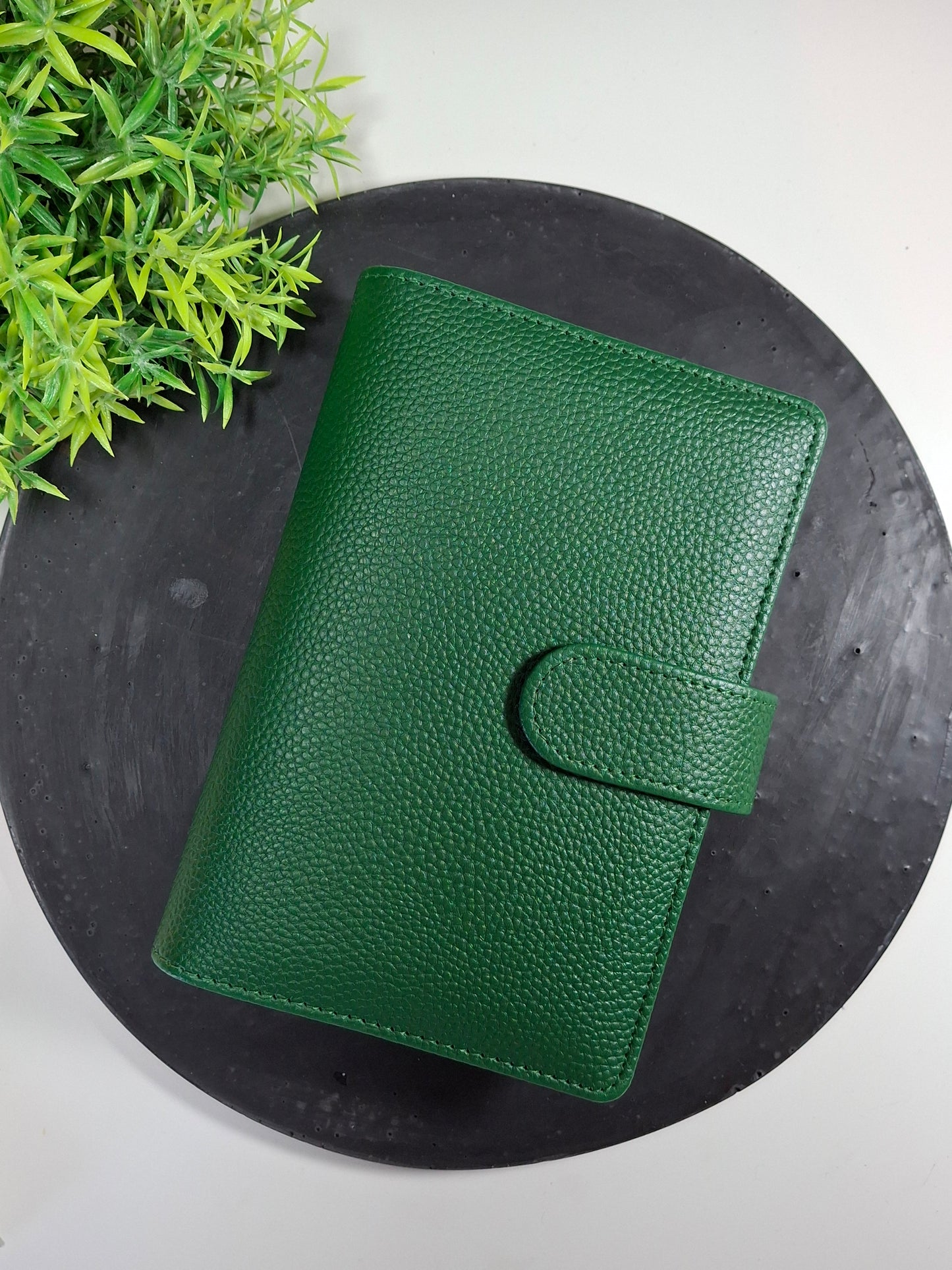 A6 pebble binder - gold rings - various colours