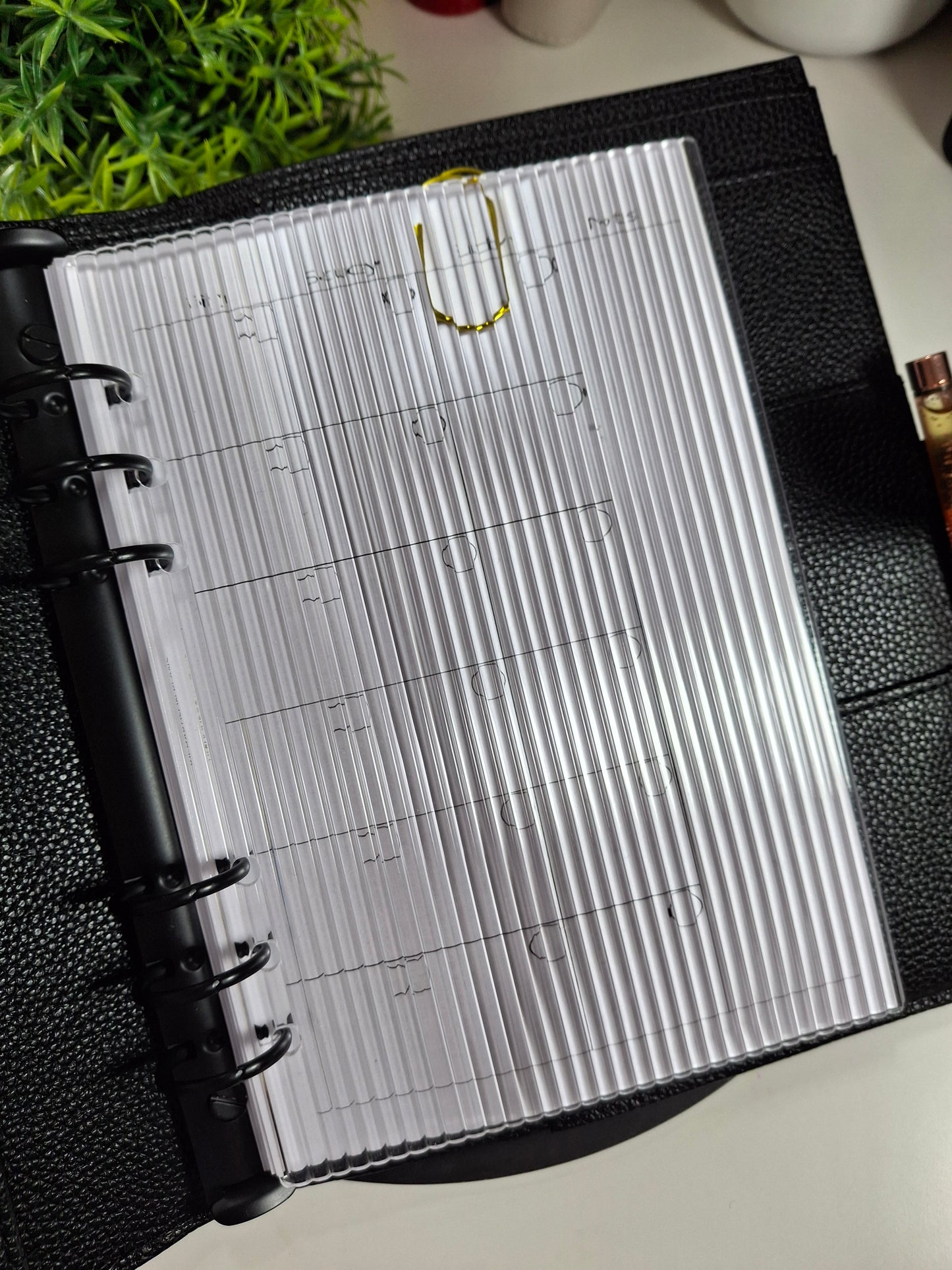 A5 fluted acrylic dashboards