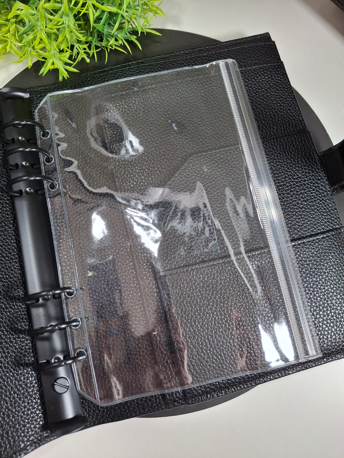 A5 clear zipless envelope