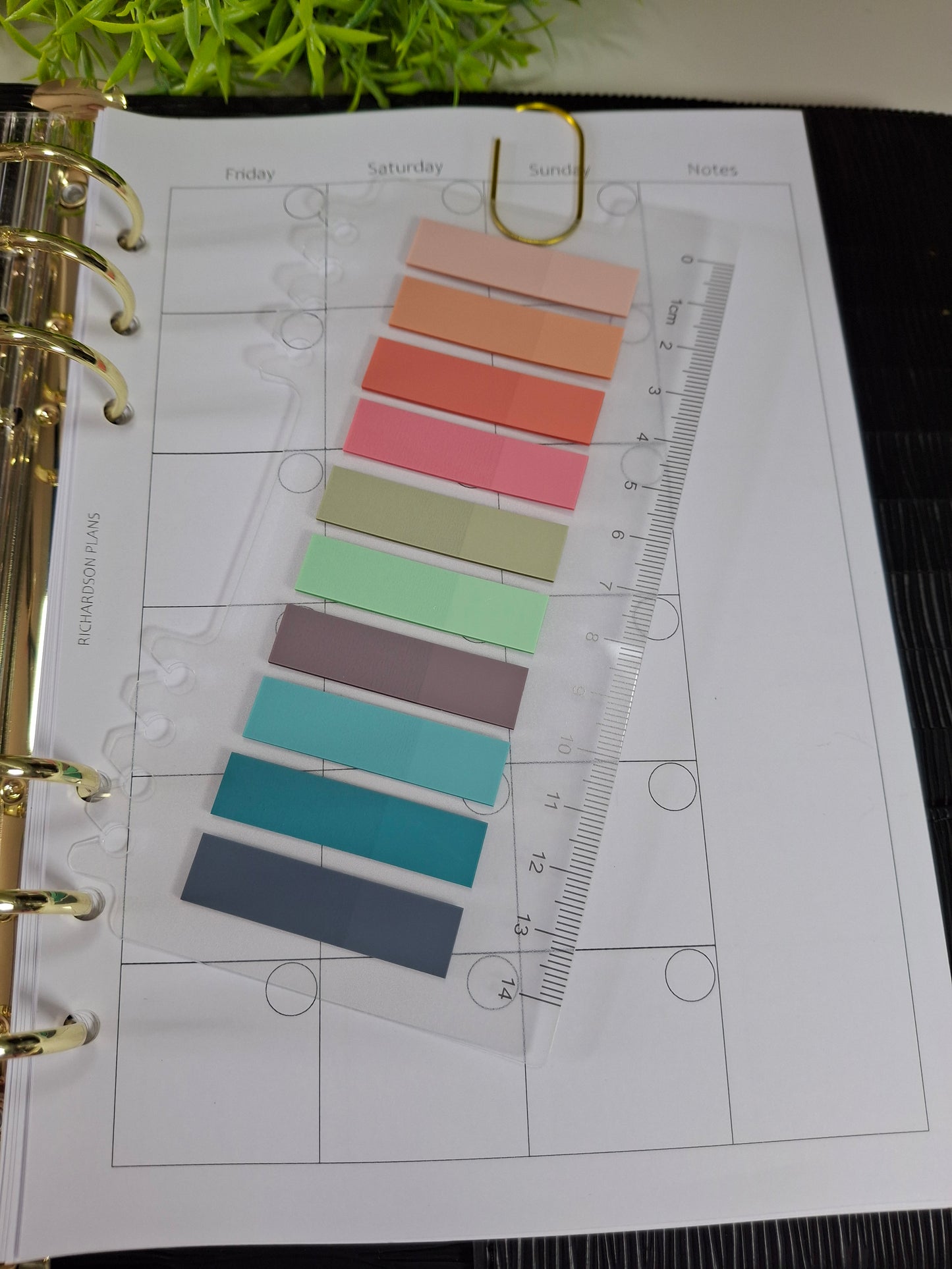 Translucent note tabs