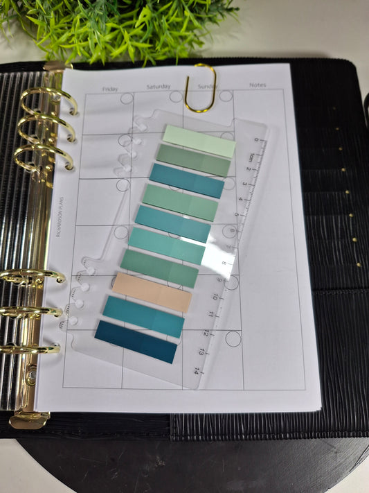 Translucent note tabs