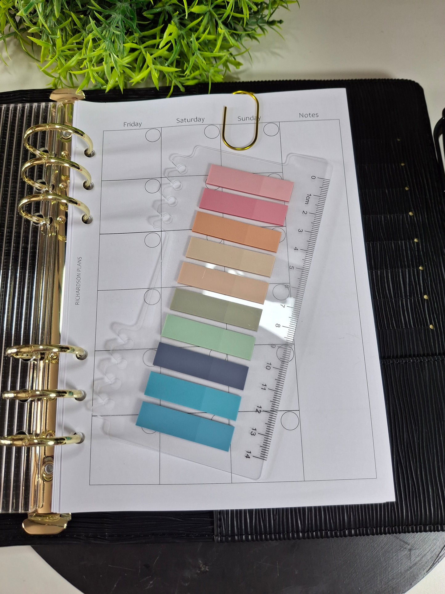 Translucent note tabs