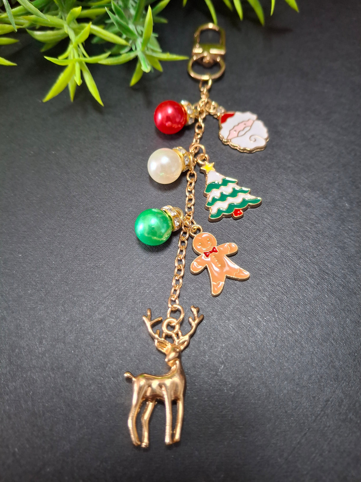 Santa & co lobster keychain
