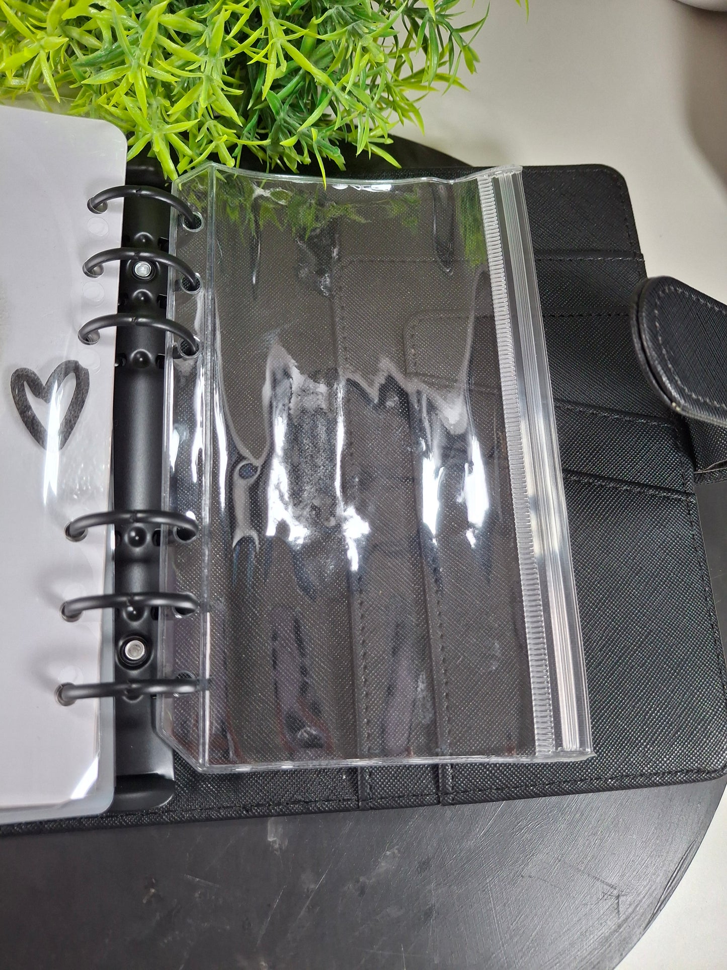 A6 clear zipless envelope