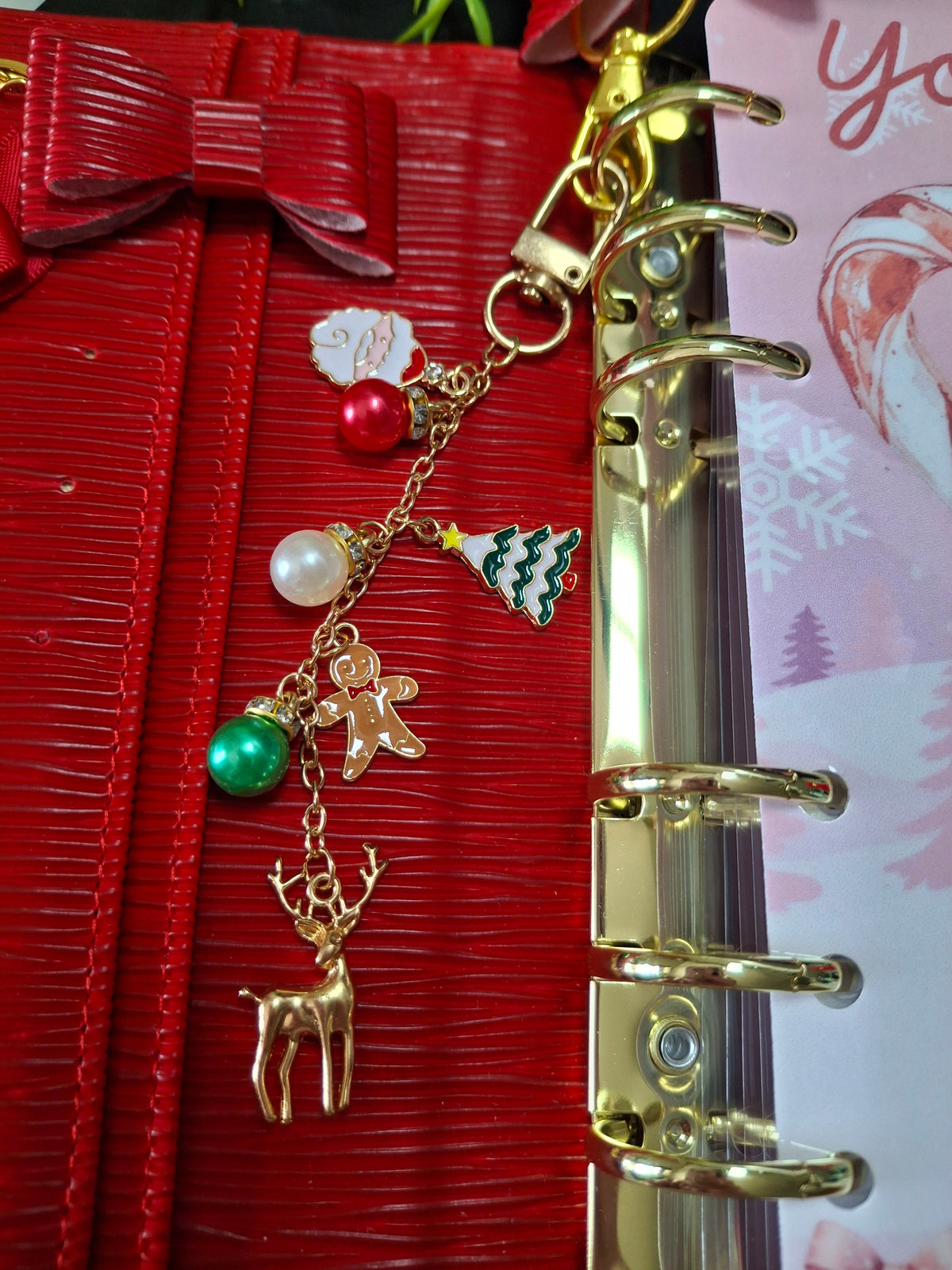 Santa & co lobster keychain